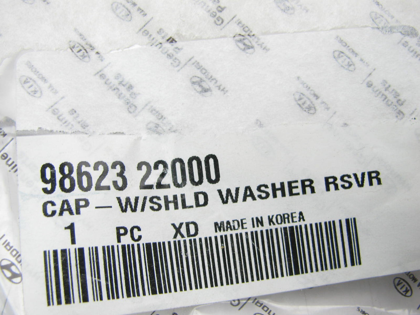 Wiper Washer Fluid Reservoir Cap OEM For 1995-2004 Hyundai Accent 9862322000