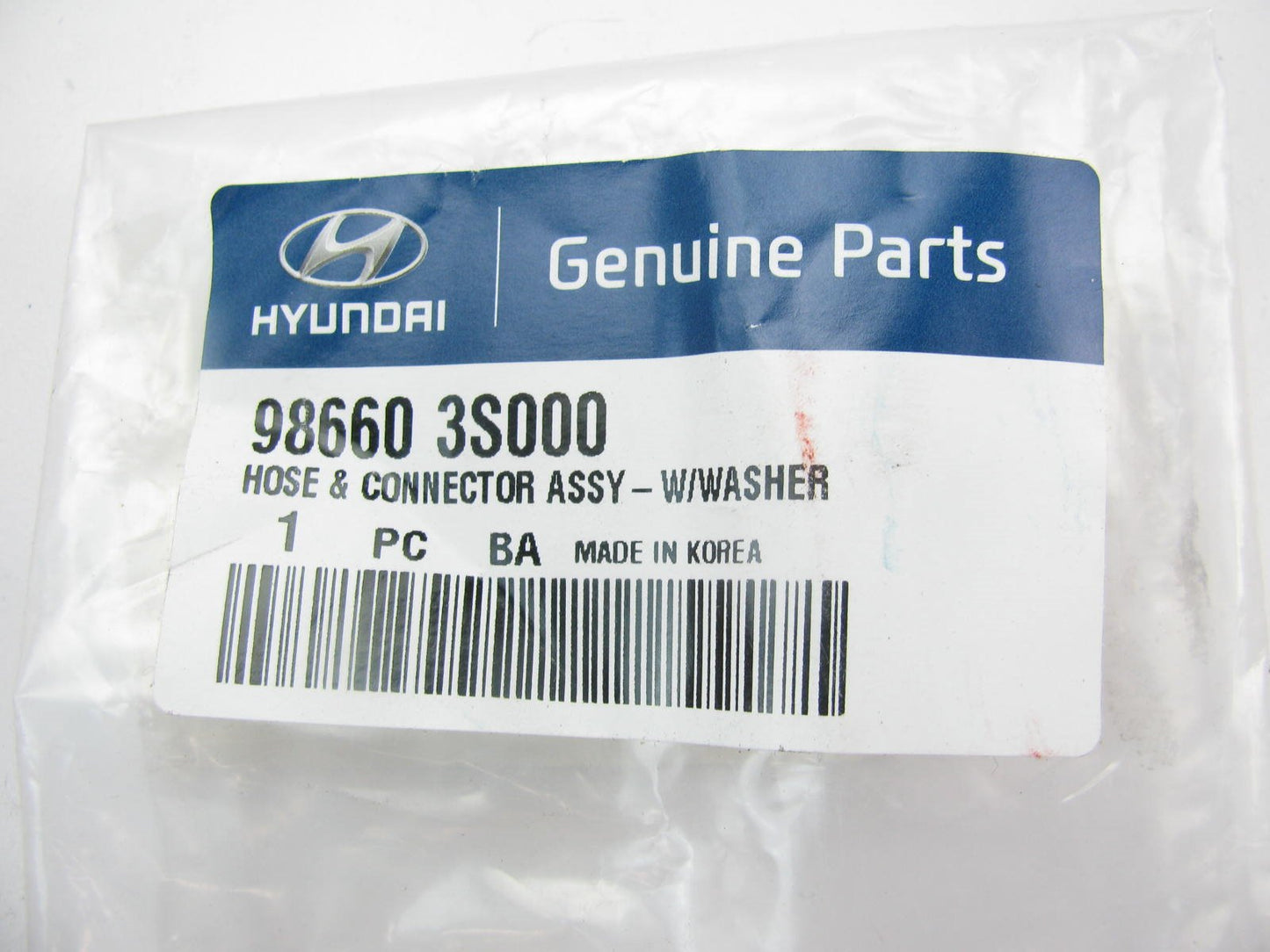 NEW - OEM Windshield Wiper Washer Hose For 2011-2015 Hyundai Sonata 986603S000