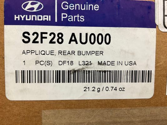 Rear Bumper Applique Clear Protective Stip OEM For 2019-2020 Santa Fe S2F28AU000