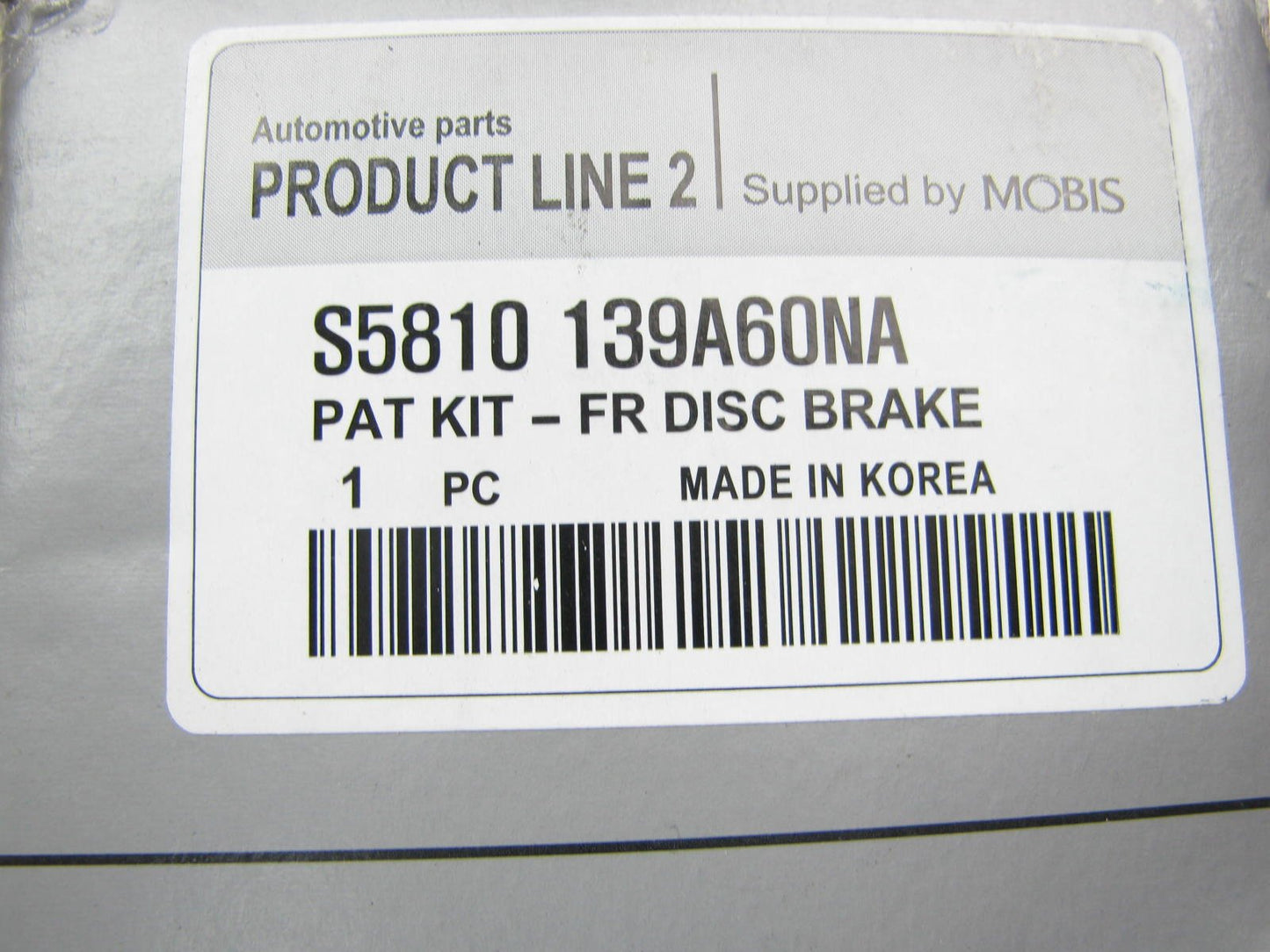 NEW GENUINE Front Disc Brake Pads OEM For Hyundai S5810139A60NA