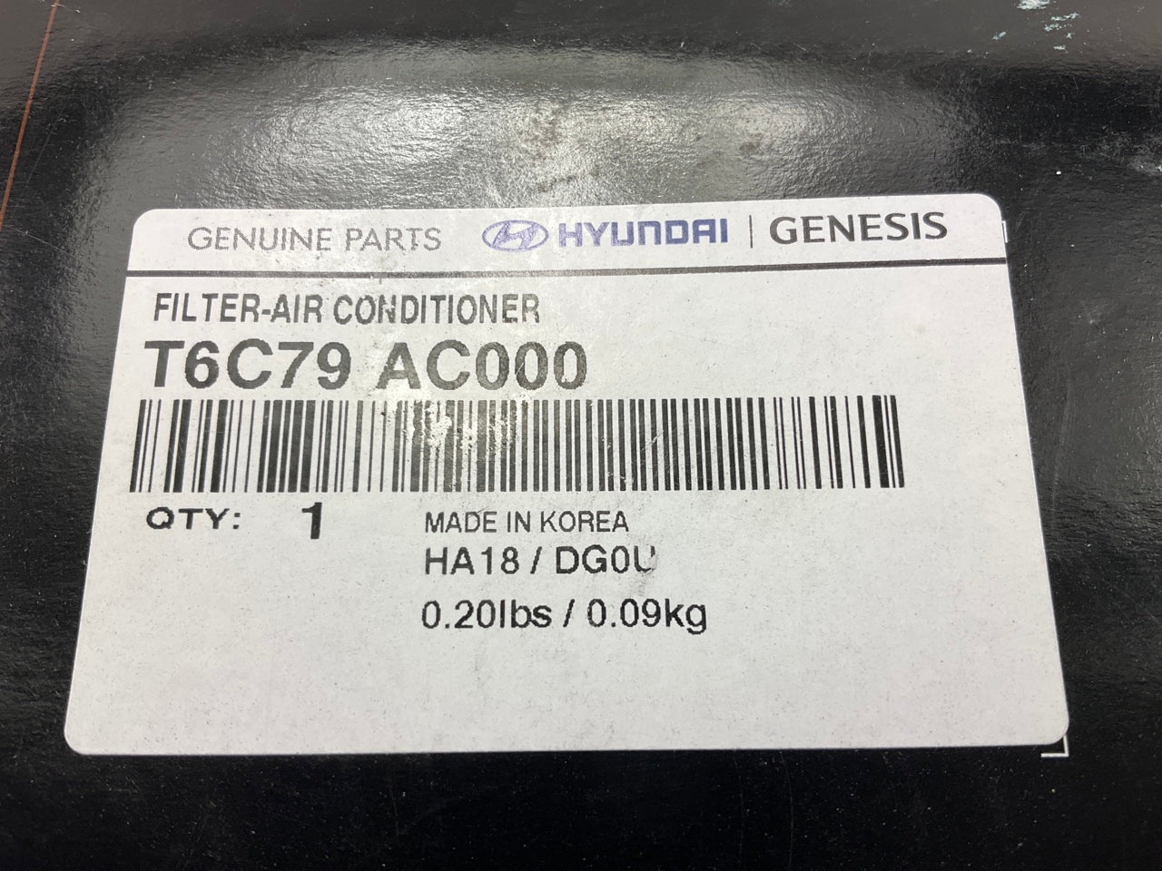 NEW GENUINE Cabin Air Filter OEM For Hyundai T6C79AC000