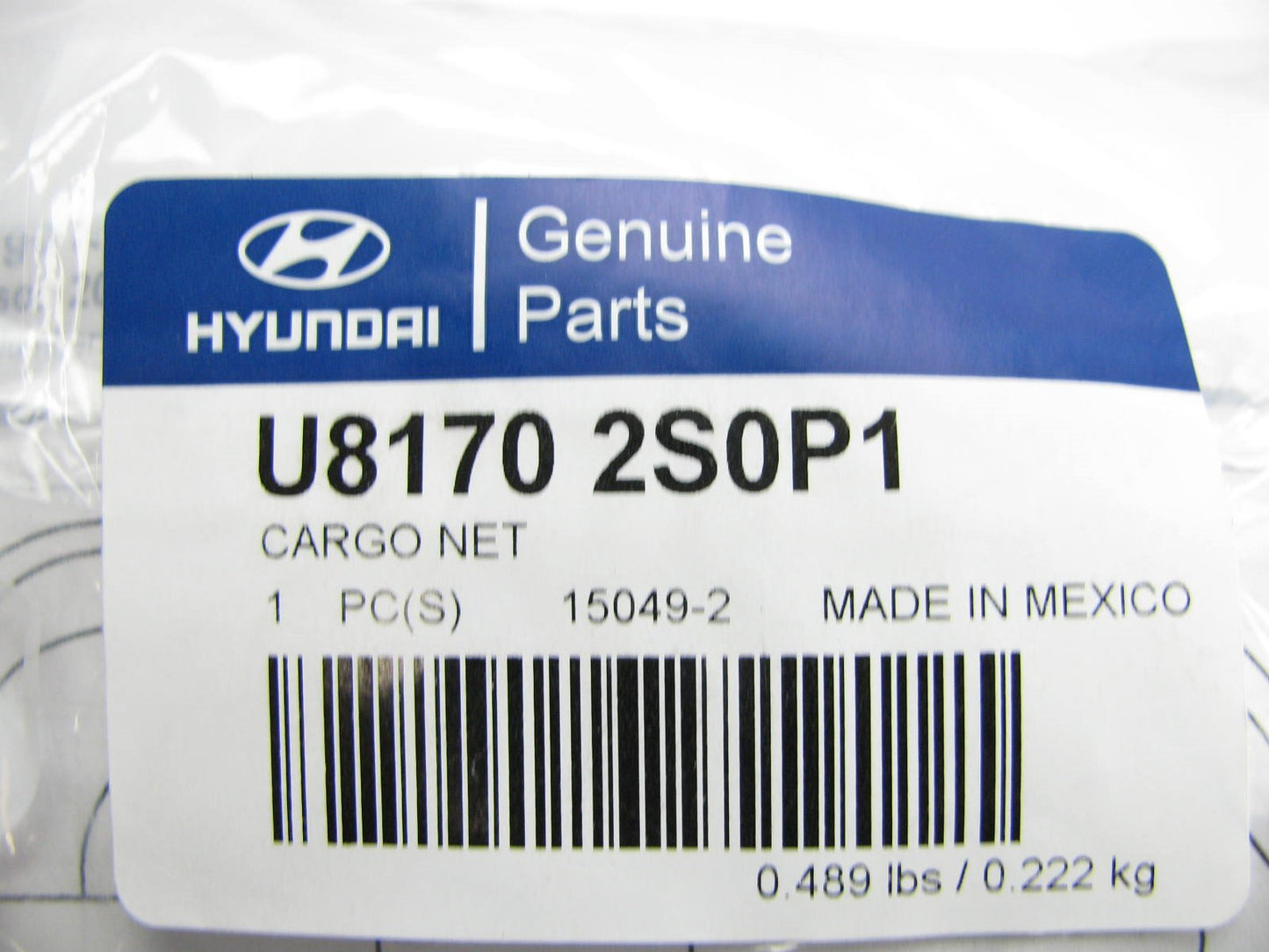 New Genuine Rear Cargo Net OEM For 2010-2014 Tucson U81702S0P1