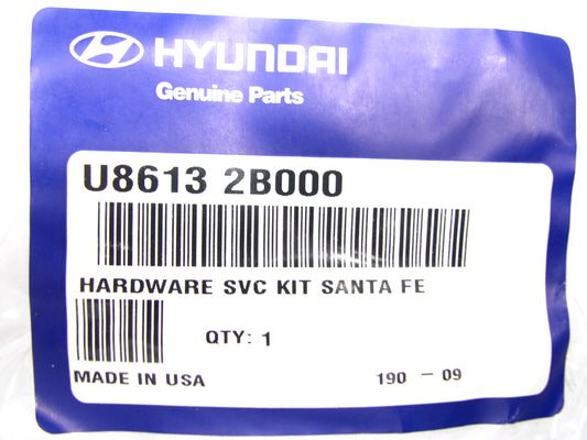 NEW - OEM U86132B000 Tow Hitch Hardware Service Kit For Hyundai Santa Fe