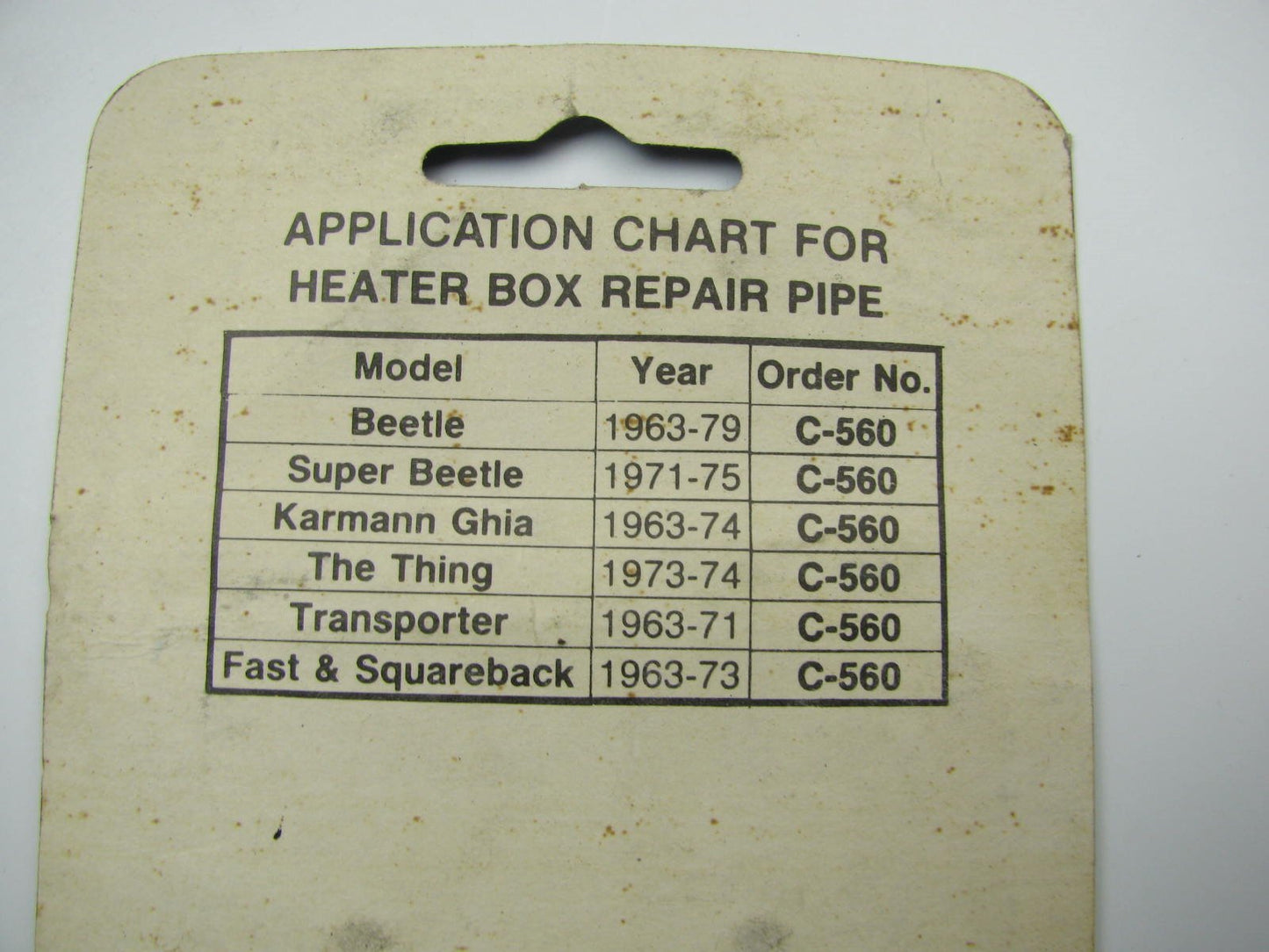 (2) NEW HVAC Heater Box Repair Tube Pipe Set Pair For Volkswagen VW 1966-1974