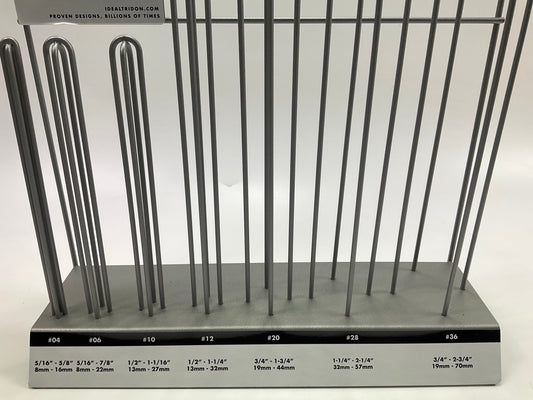 Ideal 2671001 Empty Hose Clamp Display Rack
