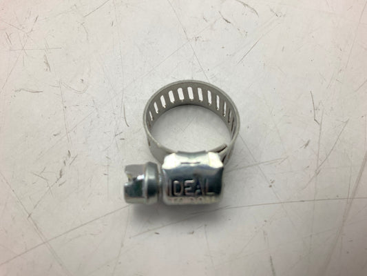 (10) Ideal 5202051 Worm Gear Hose Clamps: SAE Size #4, 5/16'' To 5/8'' Diameter