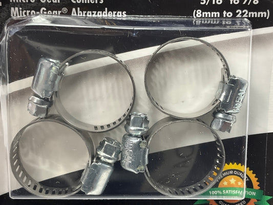 (20) PCS - Ideal 5203058 5/16''-7/8'' Hose Clamps SAE Size 06 (8mm To 22mm)