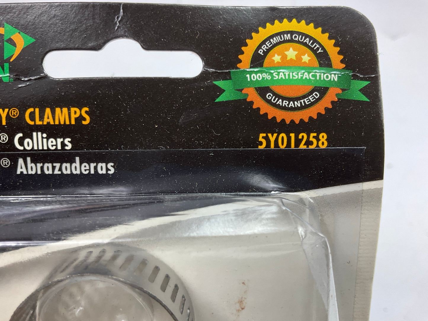 5 Packs - Ideal 5Y01258 Turn-key Hose Clamps Clamping Range: 1/2'' To 1-1/4''