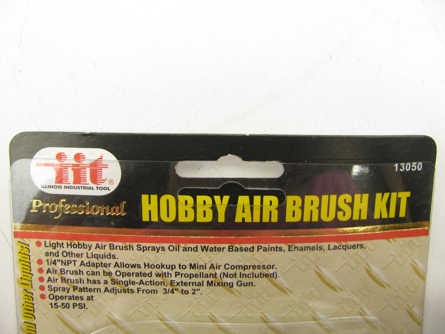 IIT 13050 Hobby Air Brush Kit - 15 To 50psi 3/4'' To 2'' - Oil / Water Based