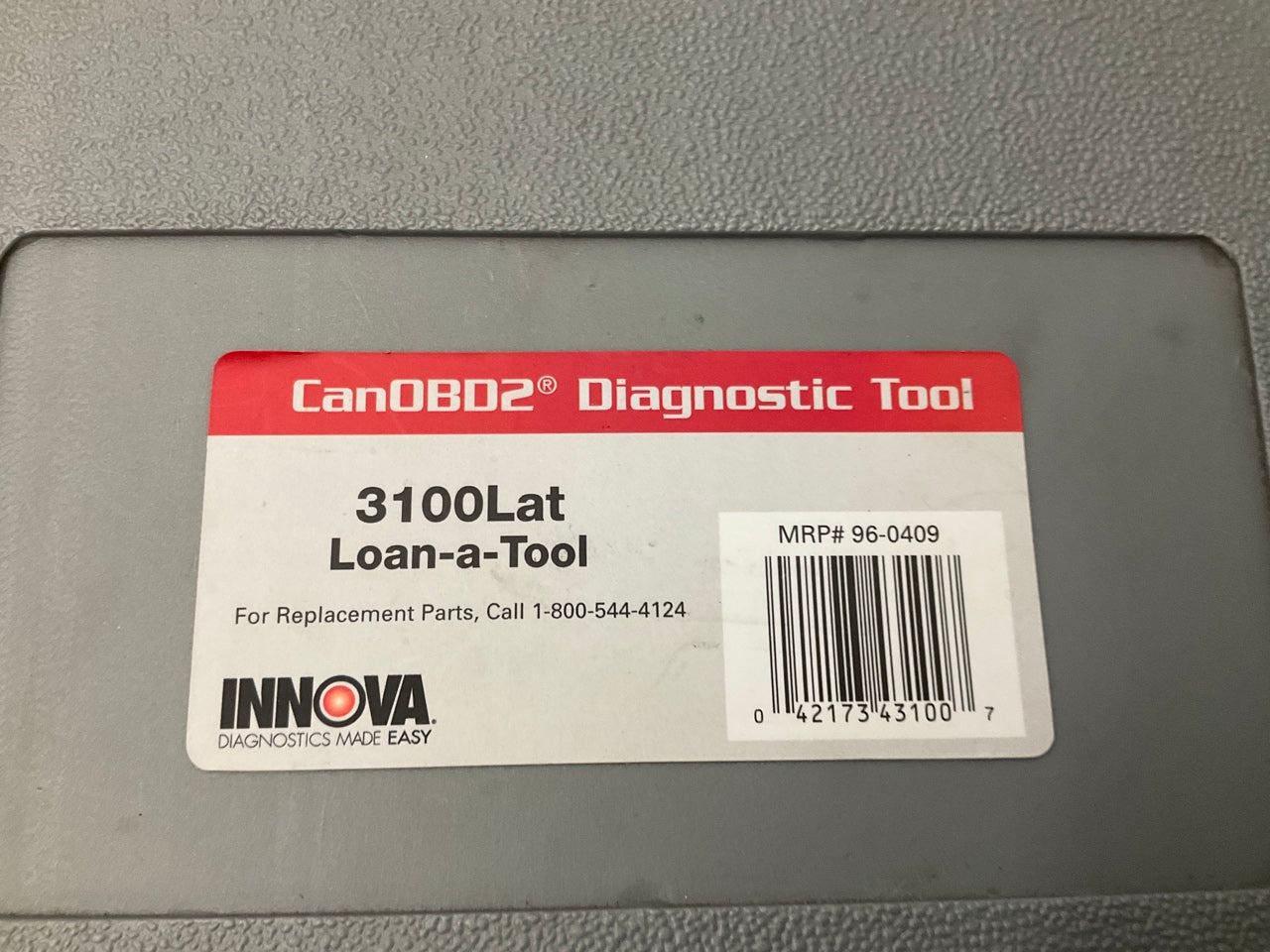 Innova 3100LAT OBD2 Diagnostic Code Scanner Reader OBDII Full Size Storage Box