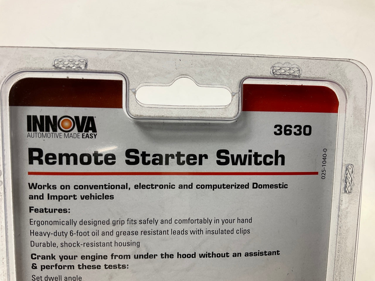 Innova 3630 Remote Engine Starter Switch