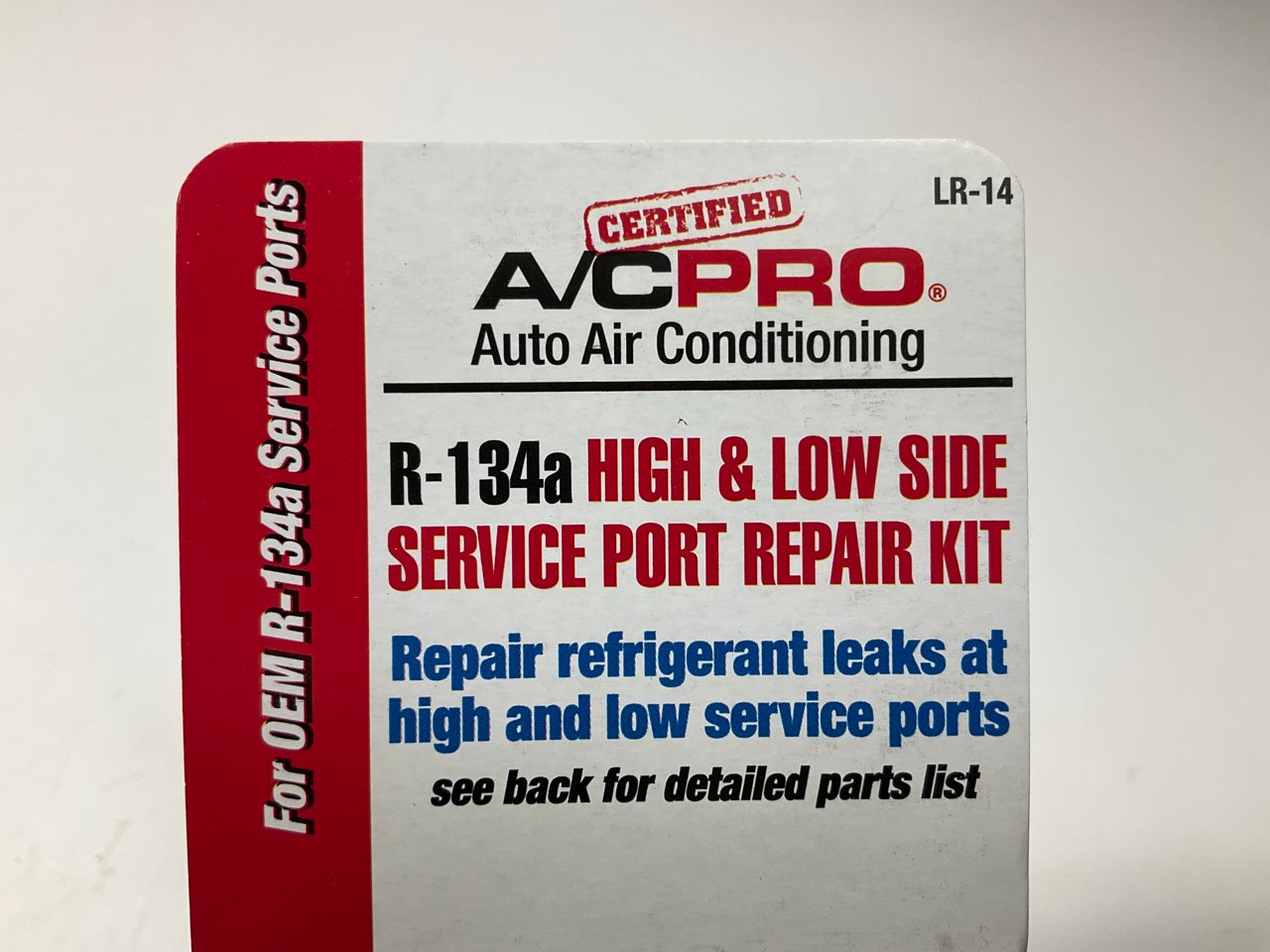 Interdynamics Ac Pro LR-14 High & Low Side A/C Service Port Repair Kit