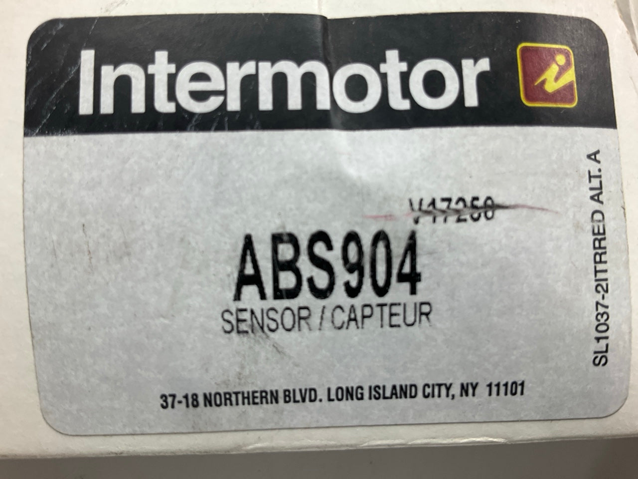 Intermotor ABS904 Rear Left ABS Wheel Speed Sensor