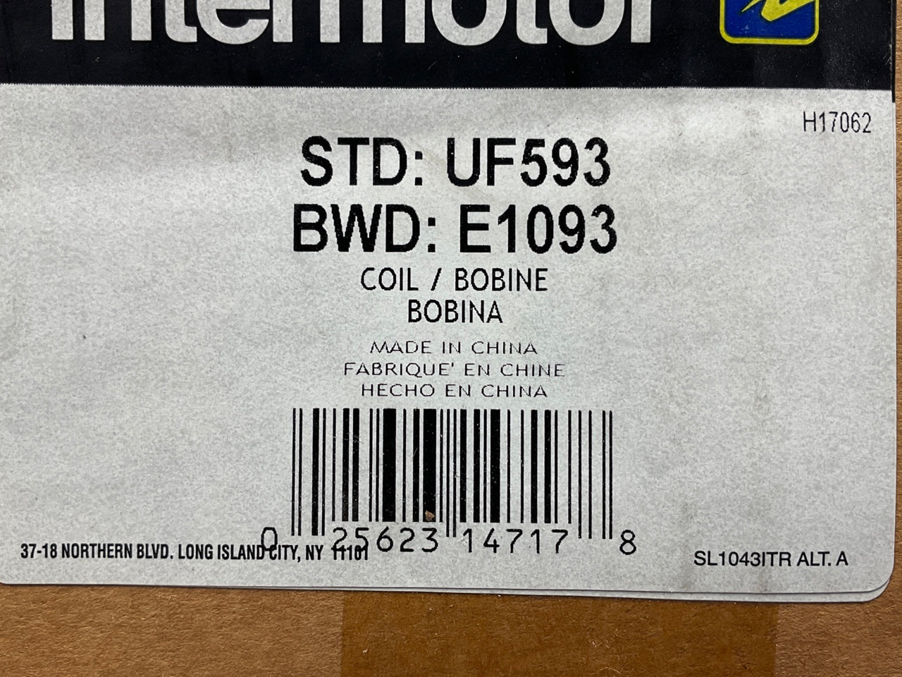 Intermotor UF593 Ignition Coil