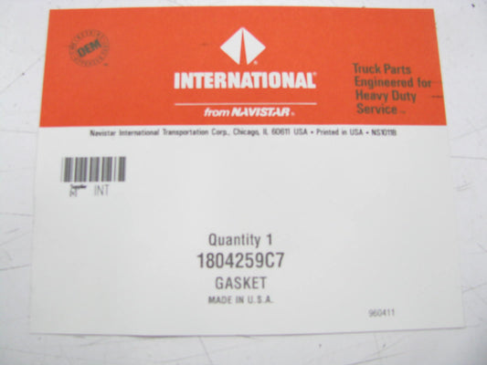 International 1804259C7 Engine Cylinder Head Gasket - 1983-1987 Ford 6.9L Diesel
