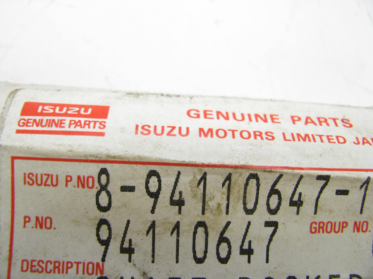 OEM Isuzu 8-94110647-1 Engine Rocker Arm Shaft