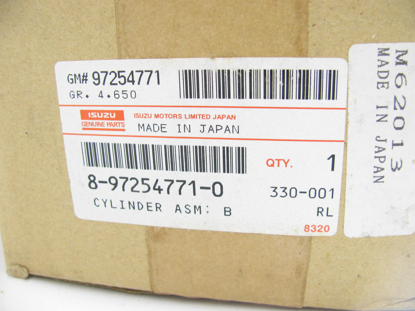 New Genuine OEM Isuzu 8-97254771-0 Brake Master Cylinder 98-07 Isuzu NQR