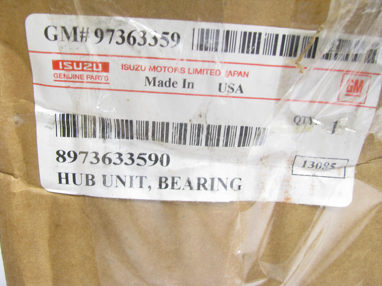 Genuine OEM Wheel Bearing And Hub Assembly Front For 2002-2004 Isuzu Rodeo