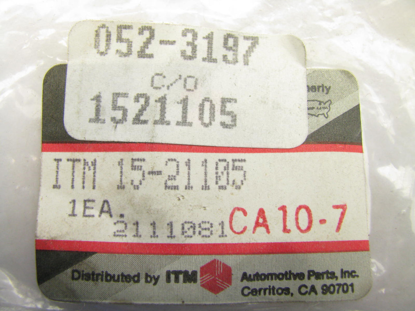 ITM 15-21105 Front Outer Wheel Seal