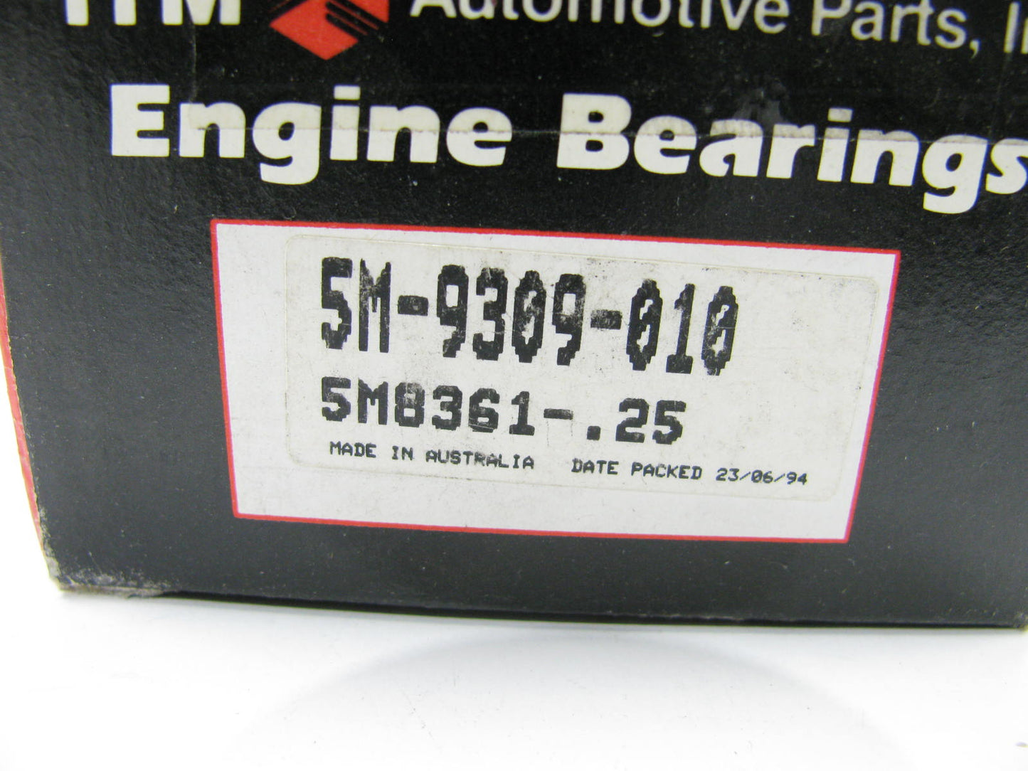 ITM 5M-9309-010 Main Bearings .010'' For 1983-2001 Toyota 2SELC 3SFE 3SGELC 5SFE