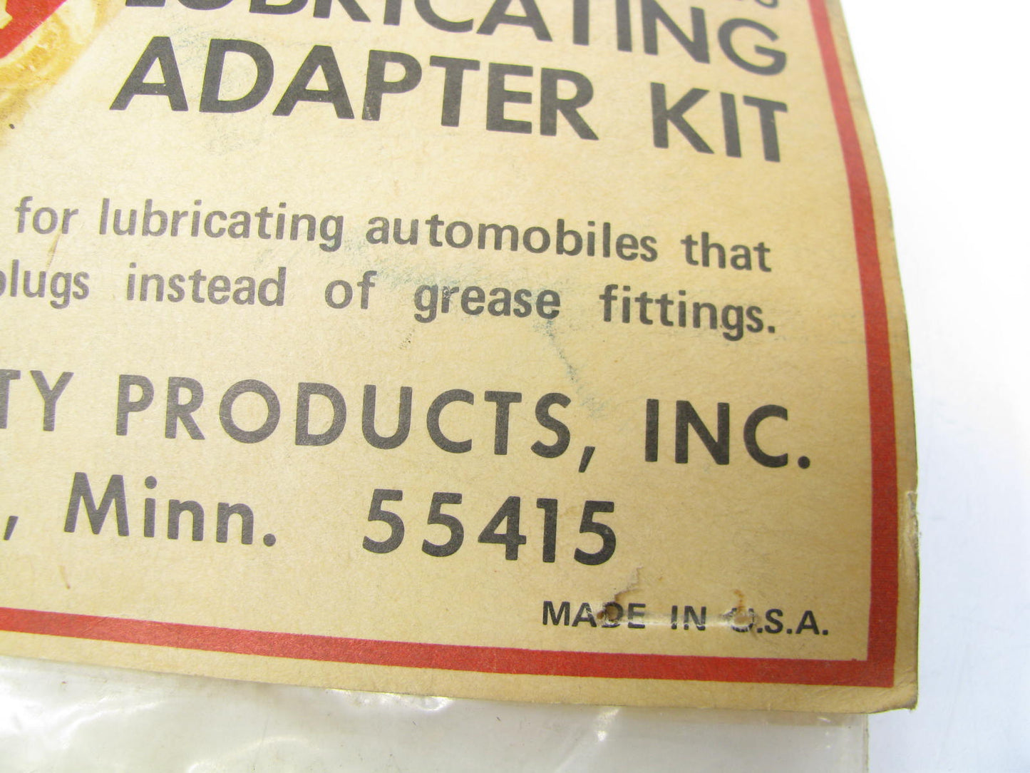 J-mark 16 Lubricating Adapter Kit For Removable Grease Plugs
