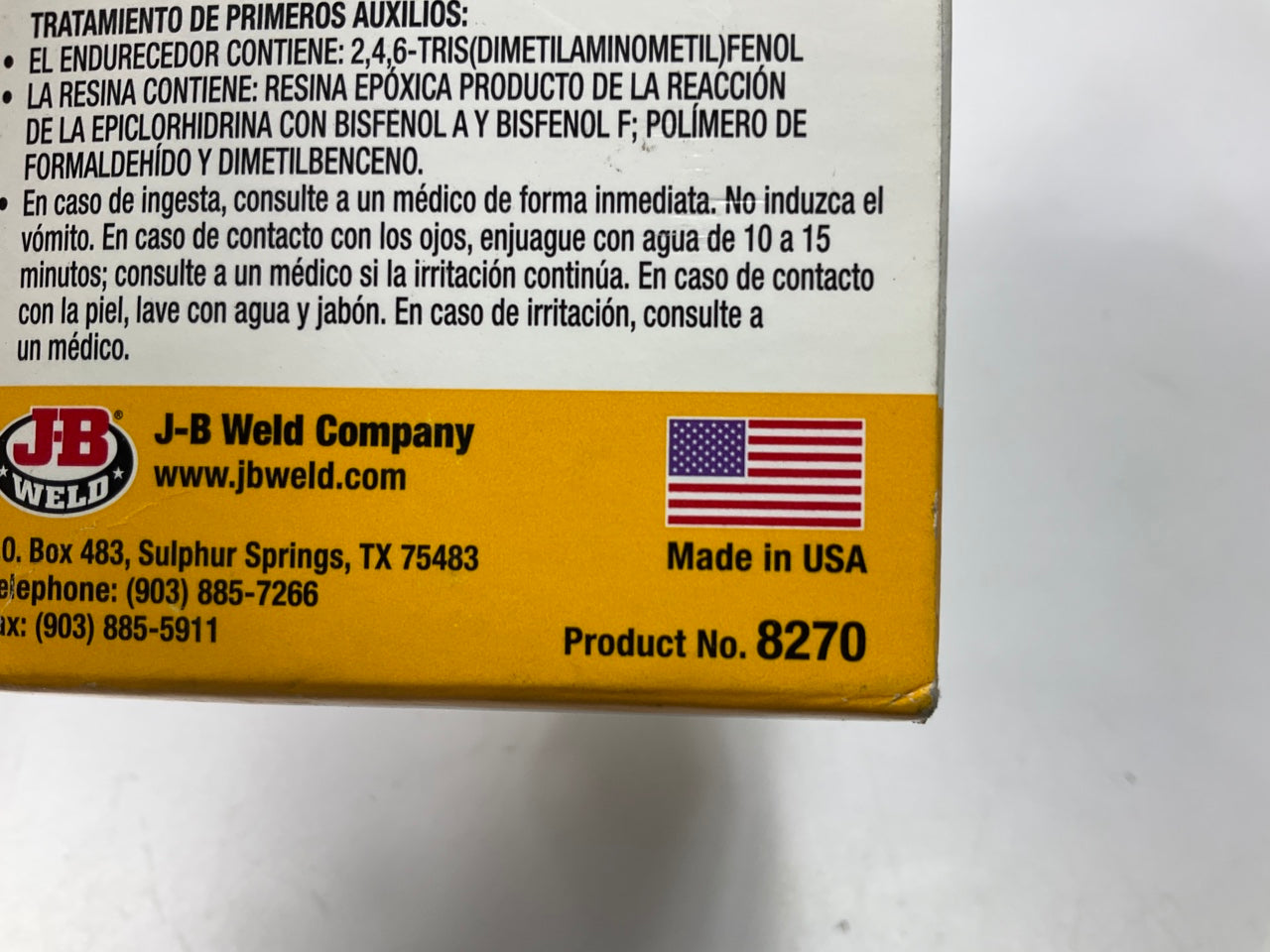 JB WELD 8270 Kwik Professional Size Quick Setting Epoxy, 10 Oz Total