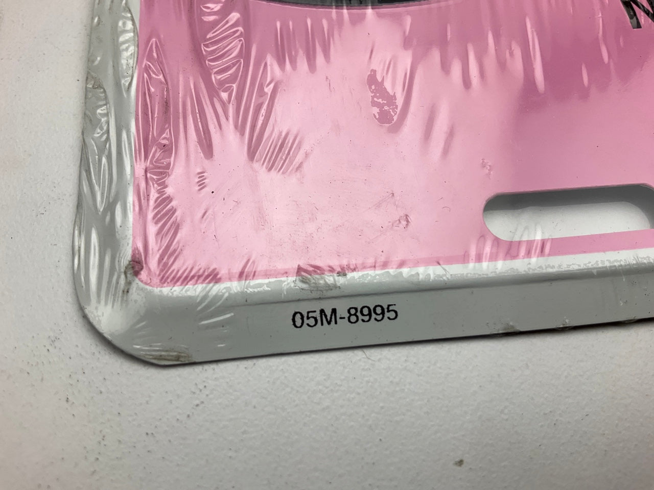 Pink Girl Farmer License Plate For John Deere 05M-8995