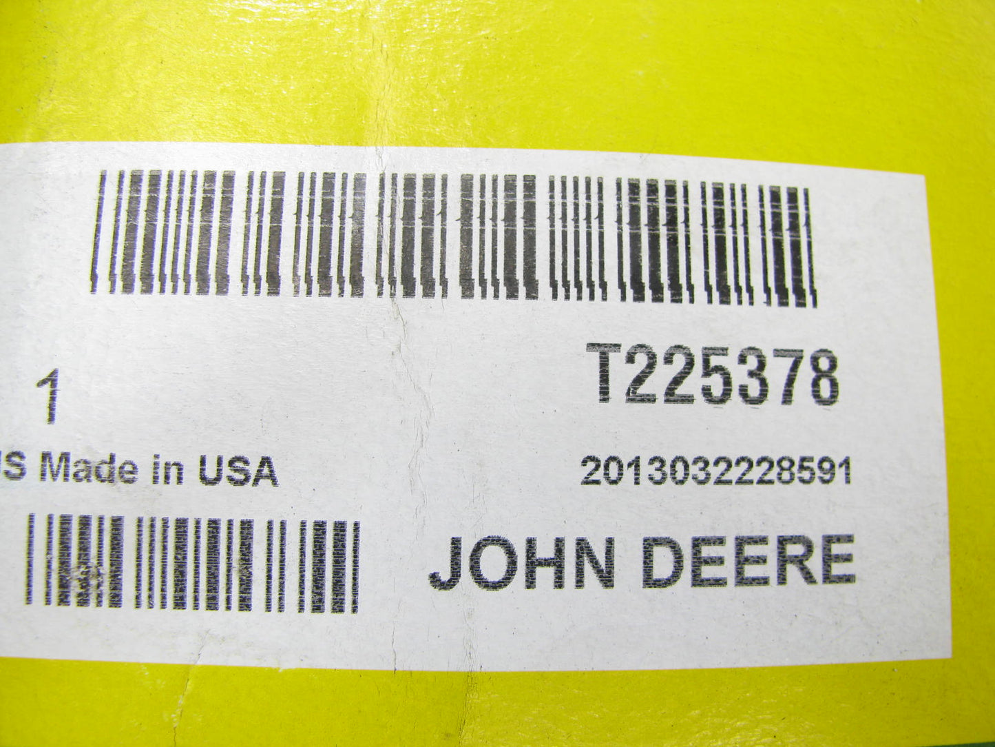 NEW - OEM T225378 Serpentine Drive Belt For John Deere 770D Grader