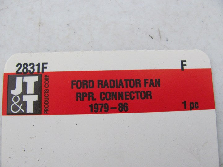 JT&T 2831F Engine Coolant Radiator Fan Motor Connector Pigtail Harness