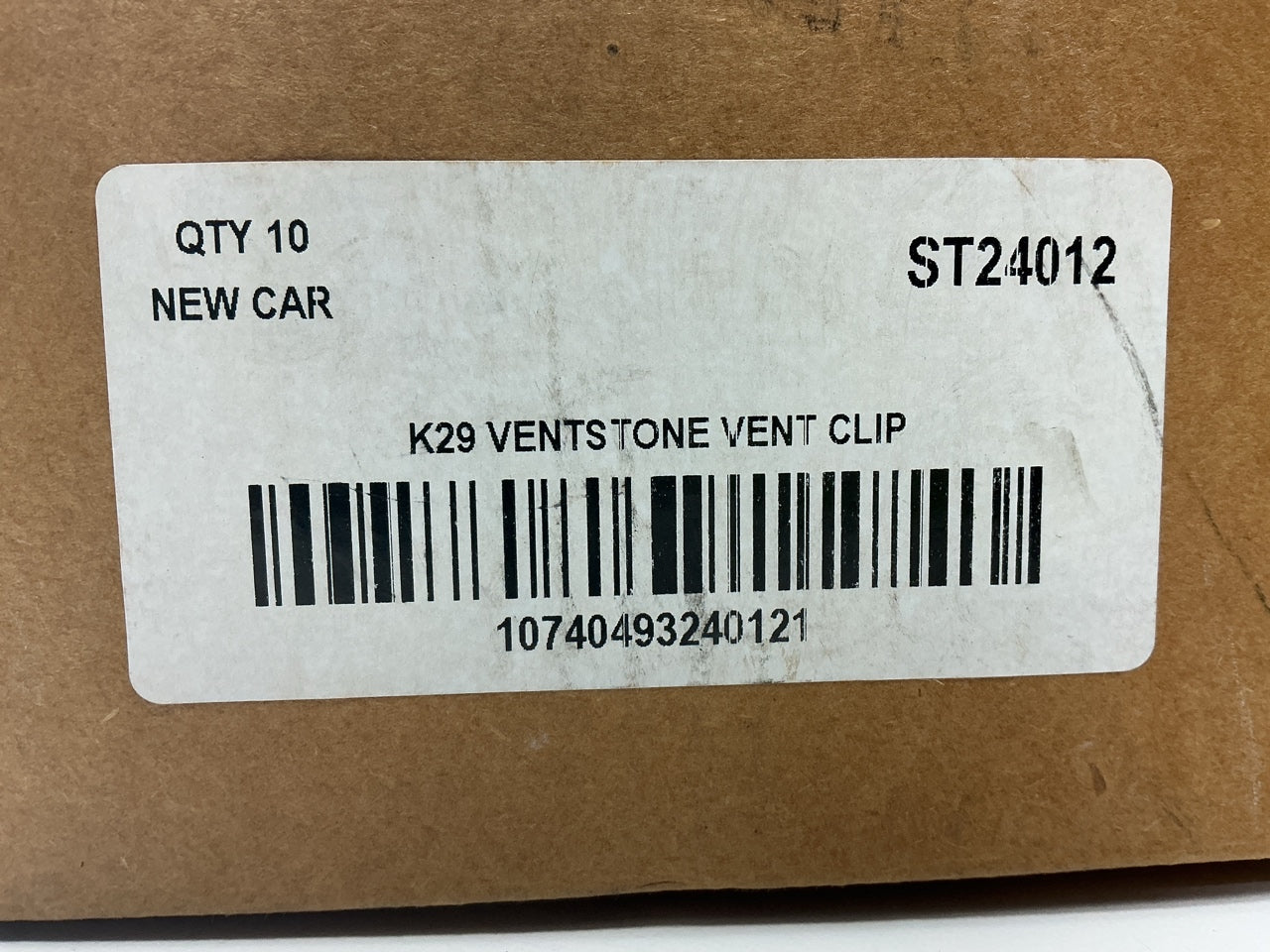 K29 ST24012 Air Freshener Lot - 10 Packs Of ''New Car Scent'' Auto AC Vent Clip-on