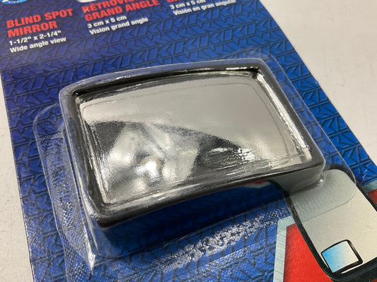 (2) K Source CW022 1-1/2'' X 2-1/4'' Wide Angle View Blind Spot Mirror, Stick-on