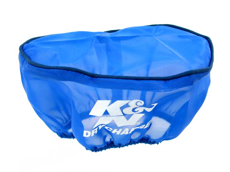 K&N 22-2015PL Drycharger Oval Tapered Blue Pre-Filter Air Filter Dust Protector