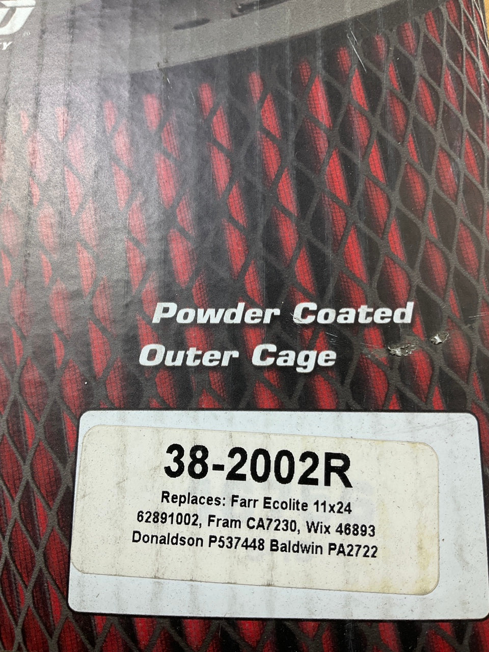 K&N 38-2002R HD Air Filter For Freightliner Monoco-Coach AH8503, CA7230; 46893