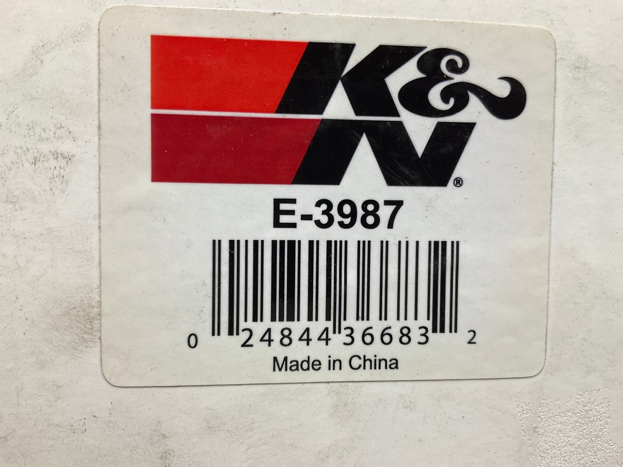 K&N E3987 Street Shaker Air Intake Filter For Harley-Davidson V-Twin Motorcycle