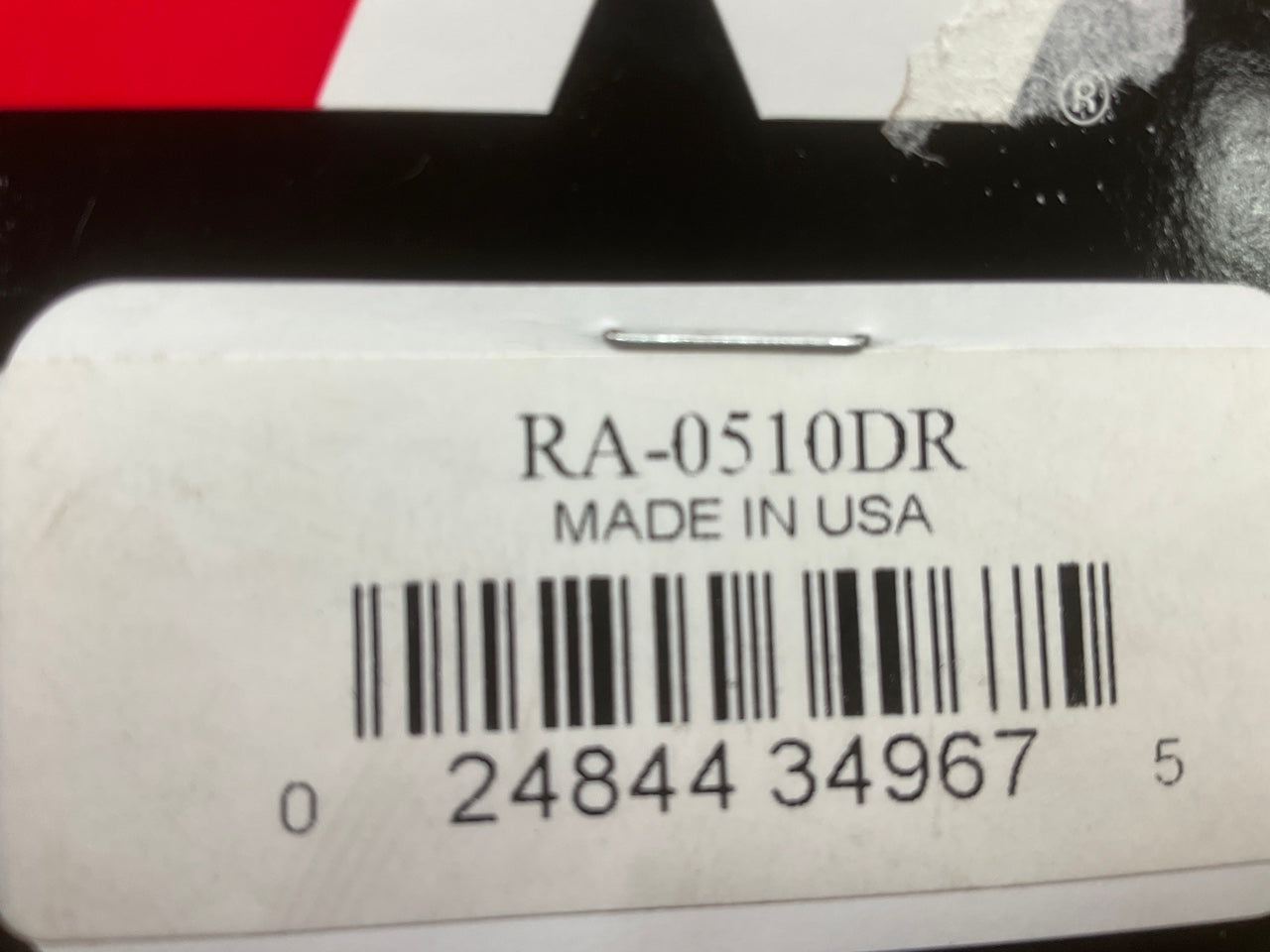 K&N RA0510DR DryCharger Round Red Air Filter Wrap 3.5'' ID X 5'' H For RA0510