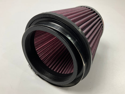K&N RF-1633 Air Filter, Top Has 7/16'' Center Vent Hole, 100mm Inlet, 152mm Tall