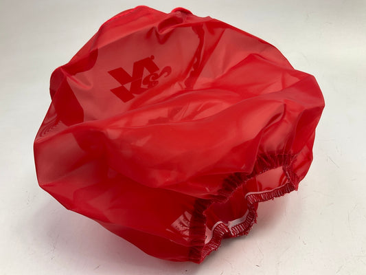 K&N RX-4730DR DryCharger Red Round Tapered Air Filter Wrap, 5'' T X 6'' B X 6.5'' H