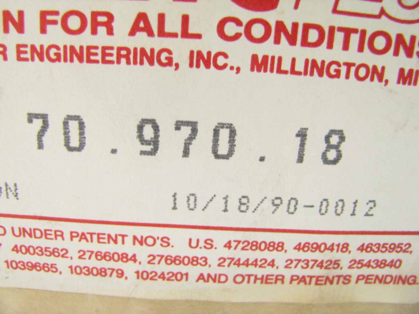 Kaiser 70-970-18 Steering King Pin Bolt Set - 1.607'' Diameter X 8.812'' Long