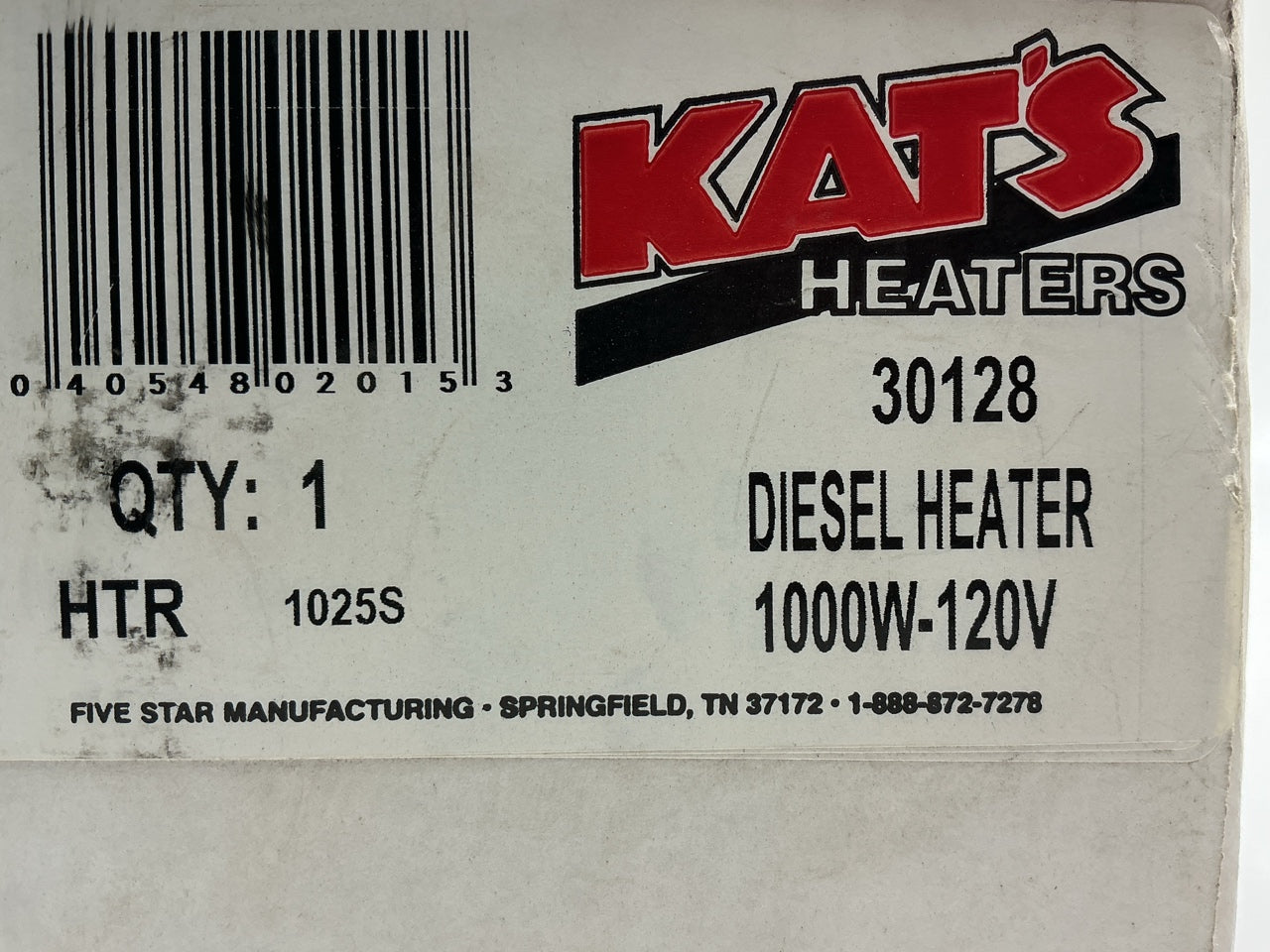 Kat's 30128 Engine Block 1.75'' Freeze Plug Heater For ISX Cummins 1000 Watt 120V