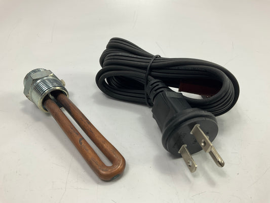 Kats 31307 Diesel Engine Block Heater 3/4 Inch NPT Freeze Plug, 1000 Watt. 240V