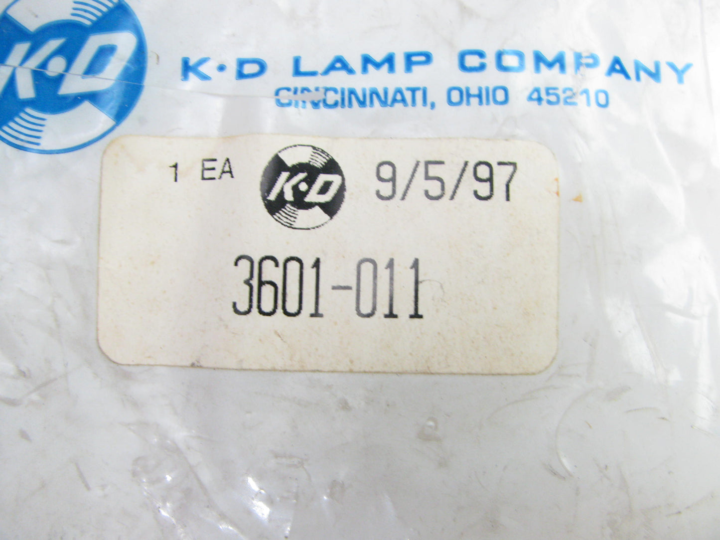 KD 3601-011 Cab Marker Light Replacement Lens Amber Marker Clearance KD-555