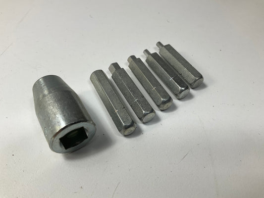 Kd Tools 2382 Metric Hex Bit Set W/ Adapter For 3/8'' Drive, 3mm To 8mm
