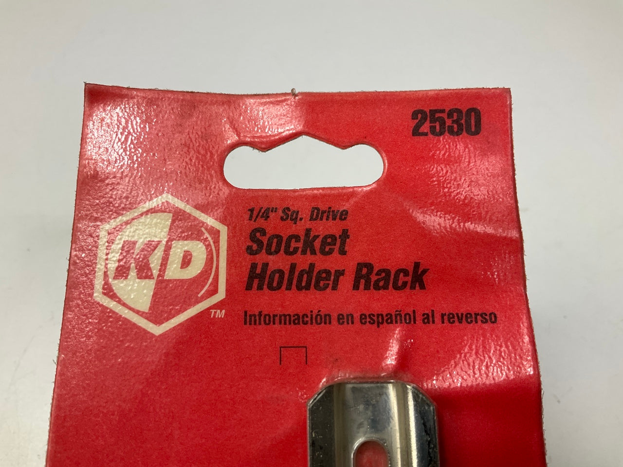 KD Tools 2530 1/4'' Drive Socket Holder Rack, 16 Slot - MADE IN USA