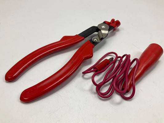 KD Tools 3356 Ignition Spark Plug Terminal Pliers W/ Ground Wire - MADE IN USA