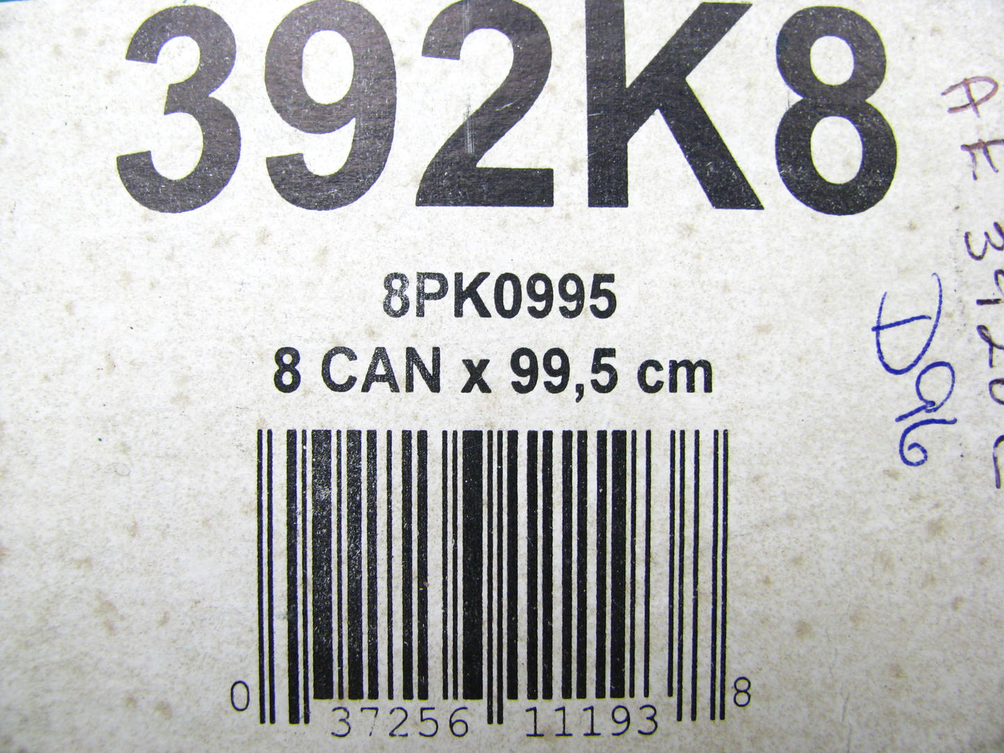 Kelly-springfield 392K8 Serpentine Belt - 1.087'' X 39.7'' - 8 Ribs