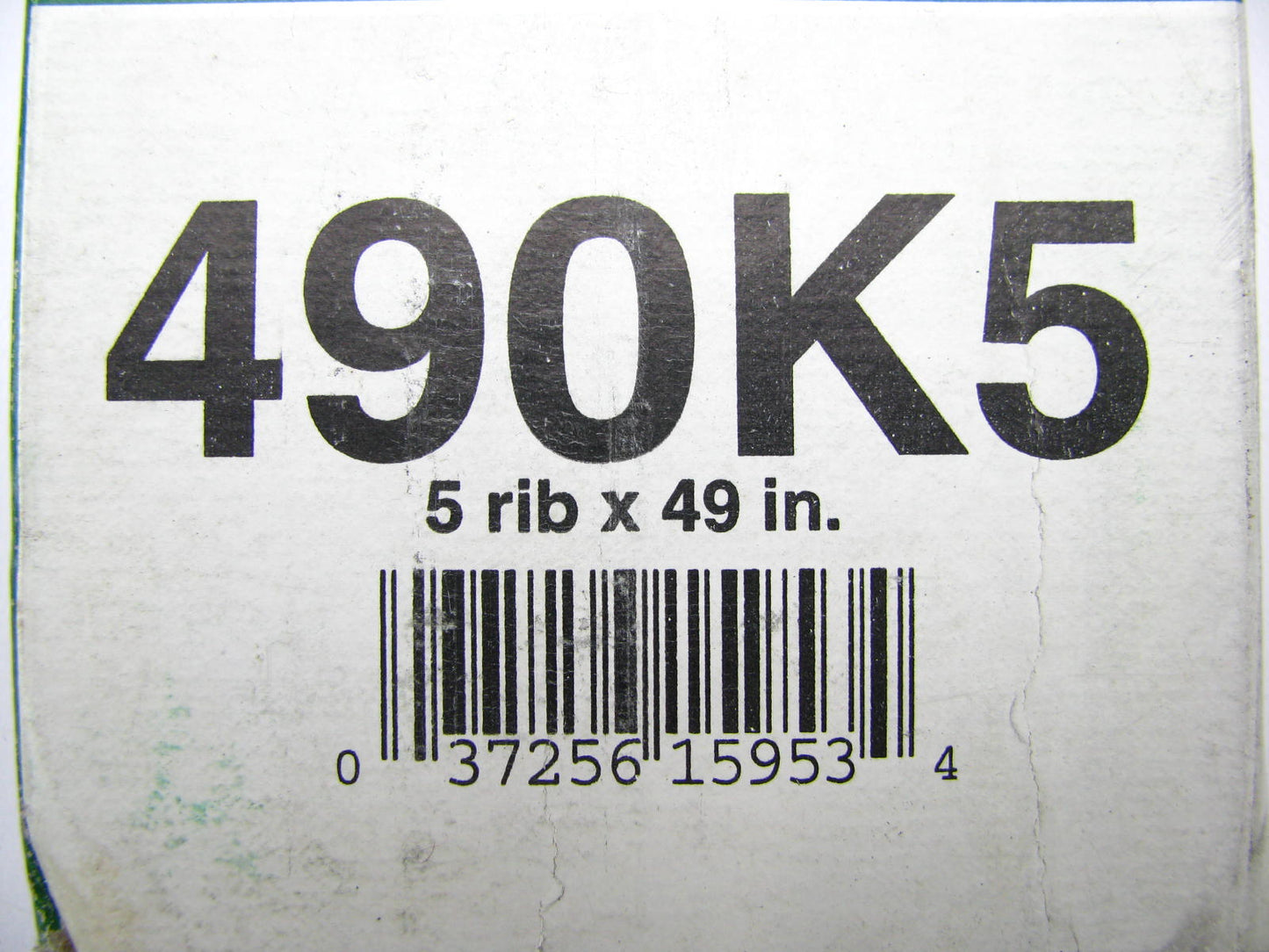 Kelly-springfield 490K5 Serpentine Belt - 0.69'' X 49.50'' - 5 Ribs