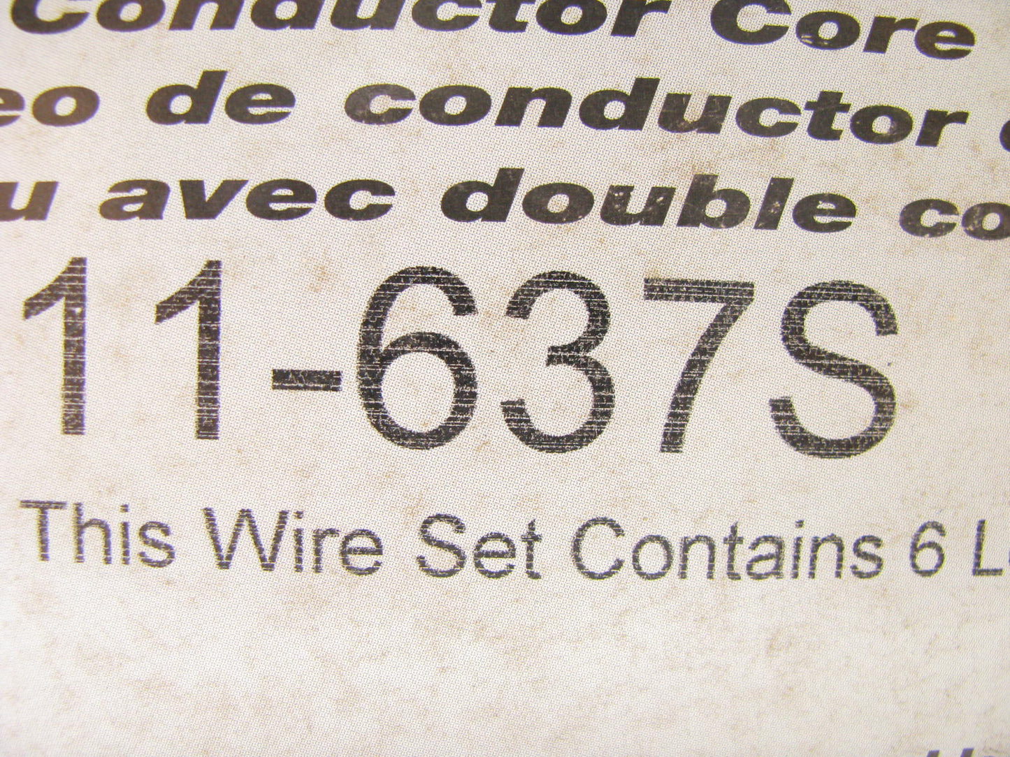 Kemparts 11-637S Ignition Spark Plug Wire Set For 1985-1992 GM 3.0L 3.3L-V6