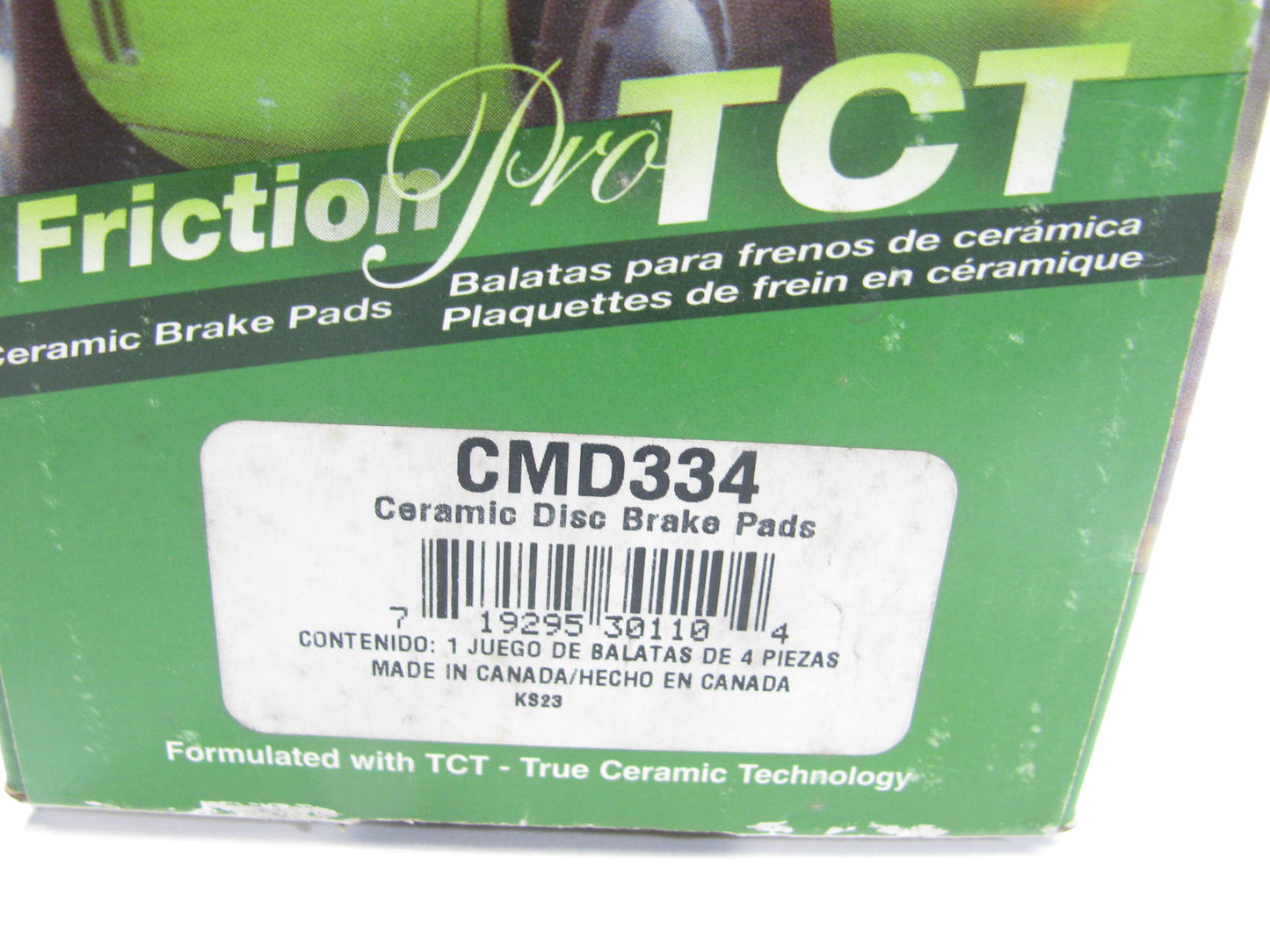 Kemparts CMD334 Front Ceramic Disc Brake Pads 86-89 Integra Accord 85-87 Prelude