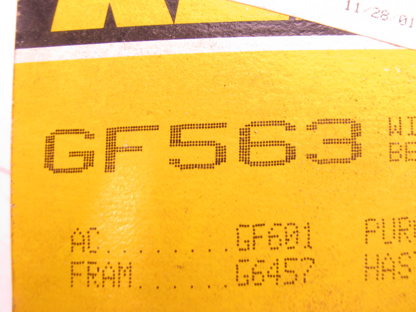 Kemparts GF563 In Line Fuel Filter G6457