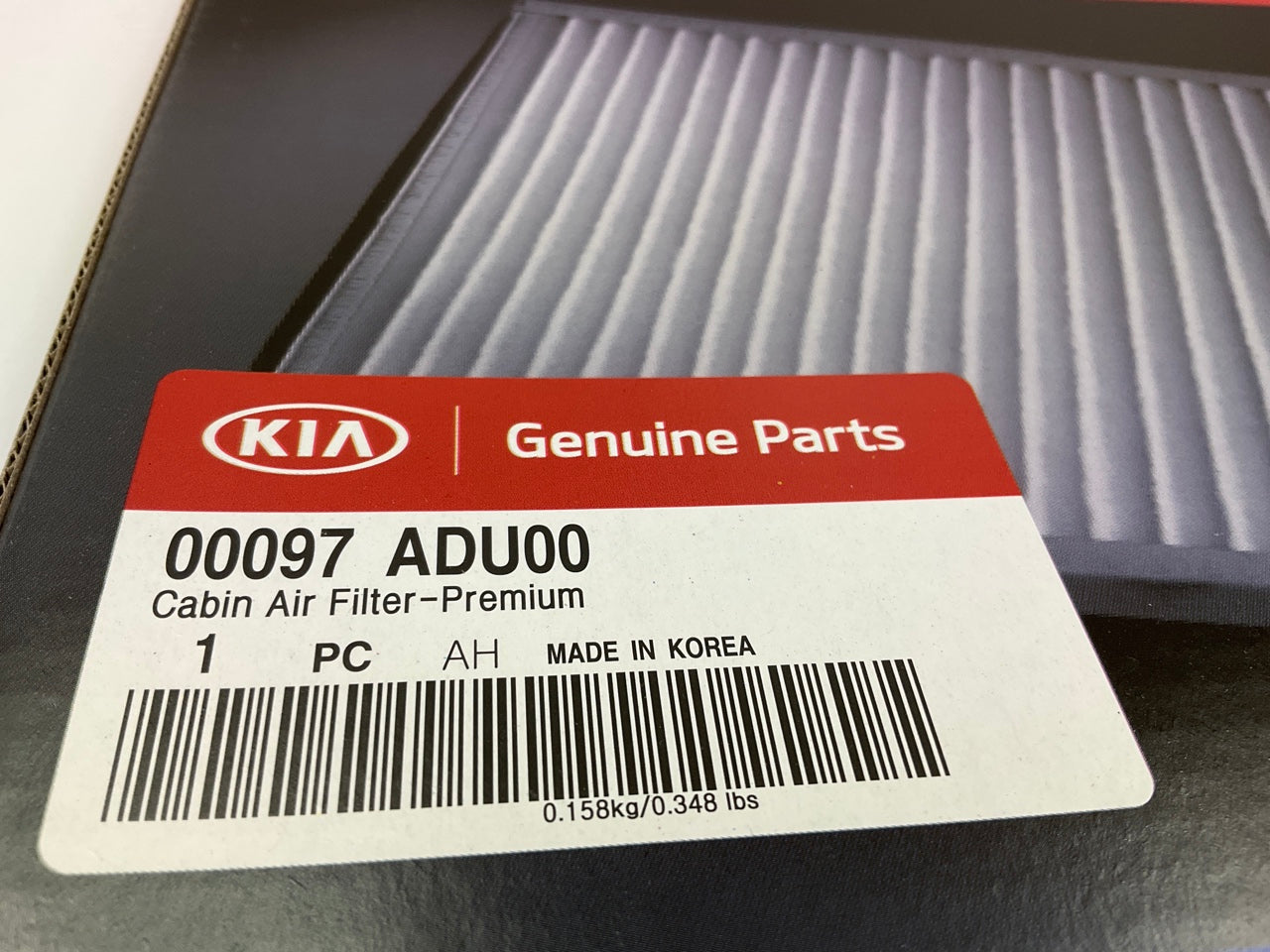 (2) NEW GENUINE Cabin Air Filters OEM For Kia 00097ADU00
